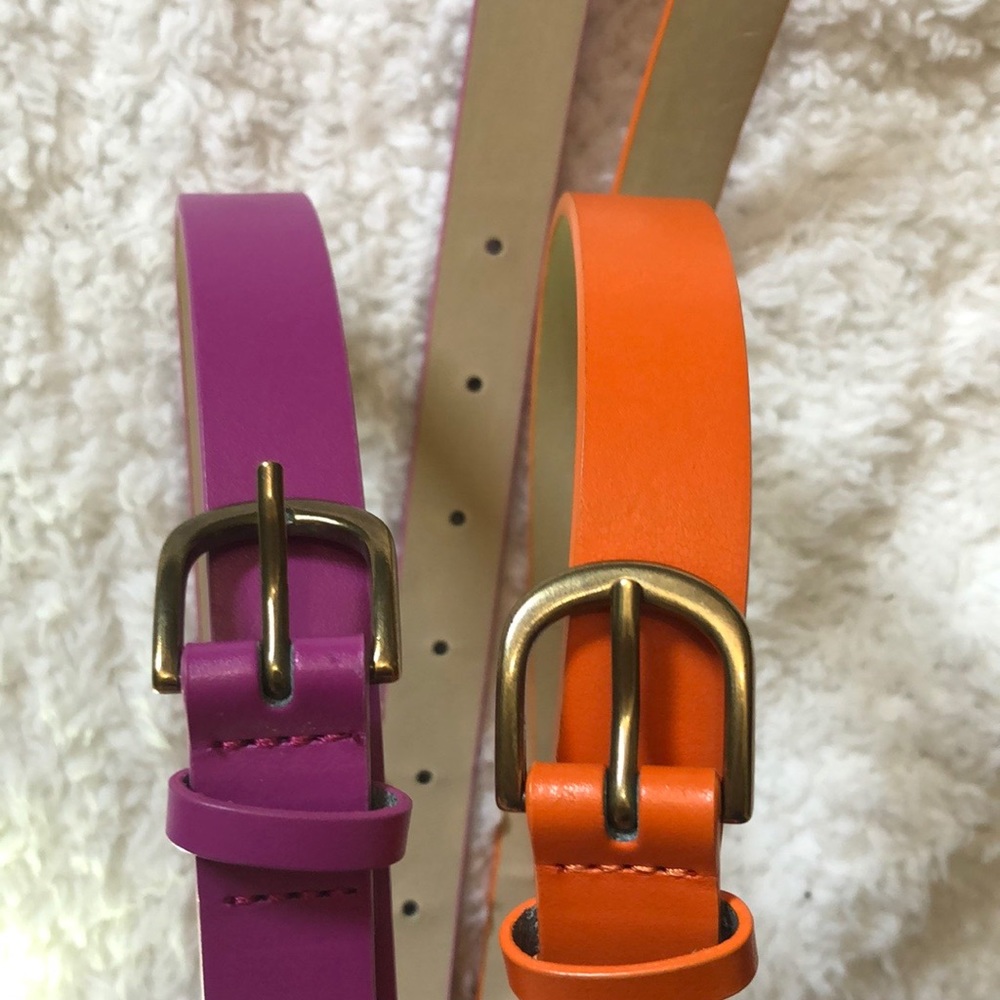 Purple and Orange Belts